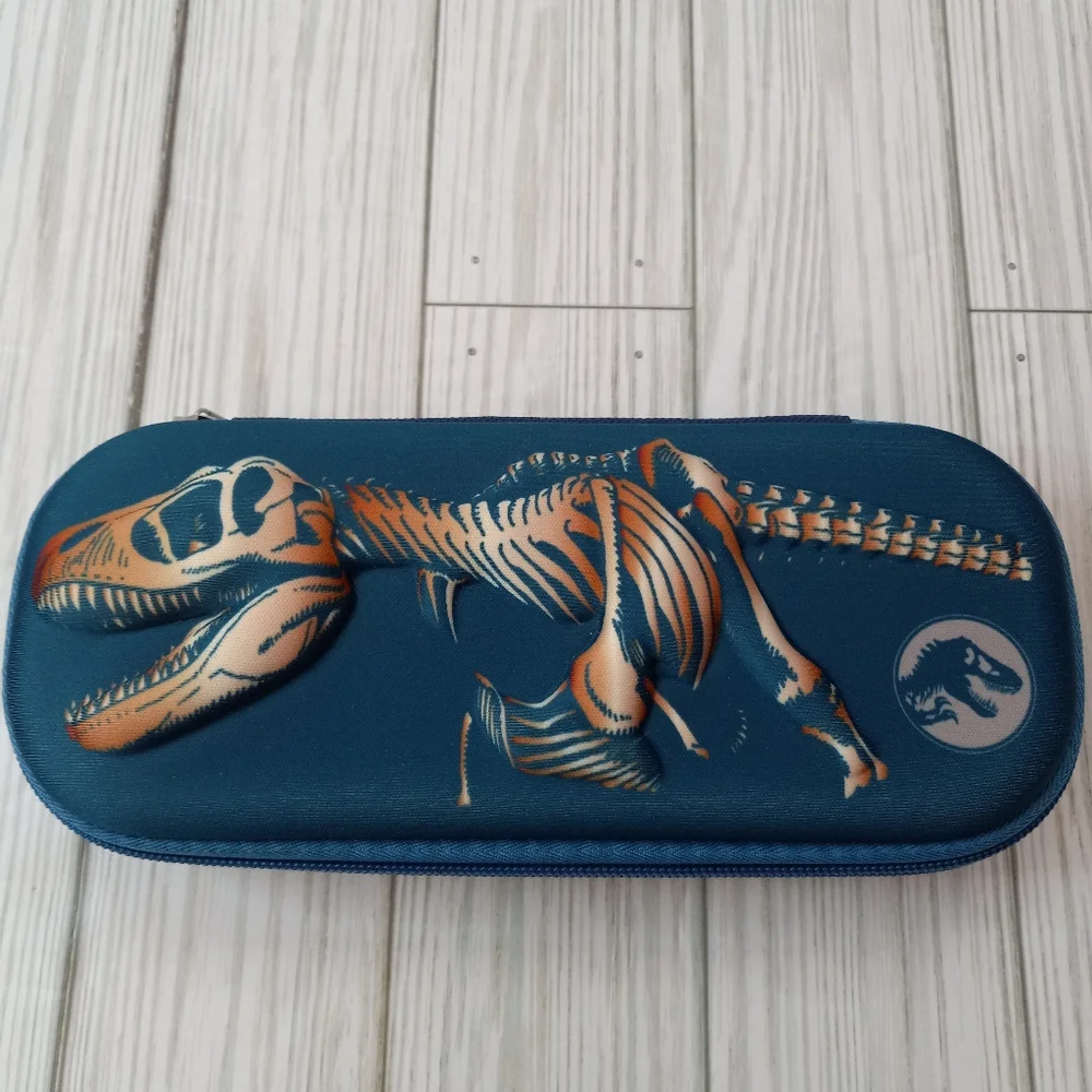 Inkology Jurassic World 3D Molded Trex Dinosaur Pencil Case